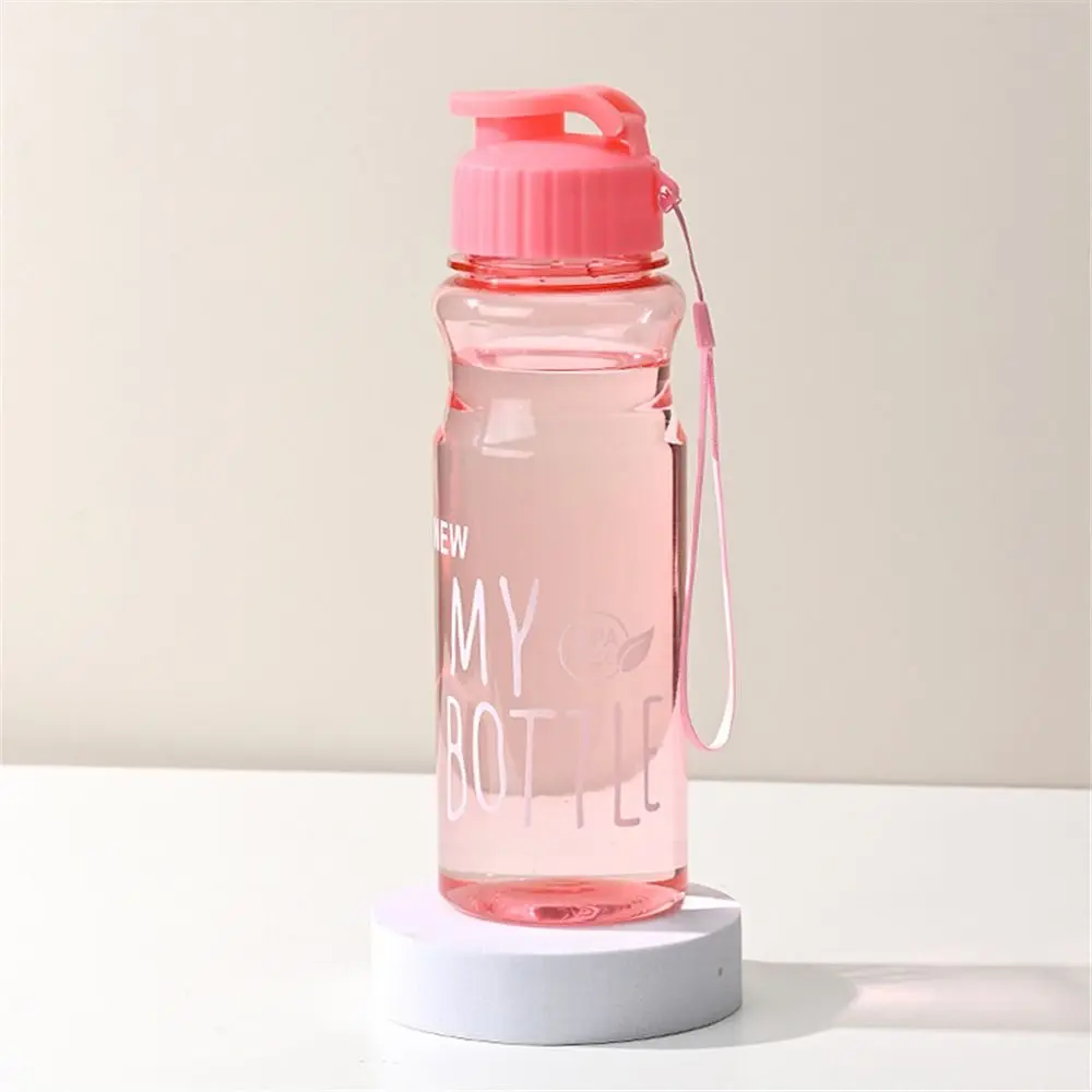 550ML Travel Sport Multi-color Water Bottle Plastic Water Cup Large Capacity