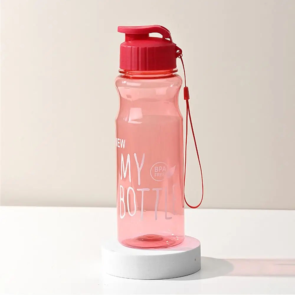 550ML Travel Sport Multi-color Water Bottle Plastic Water Cup Large Capacity