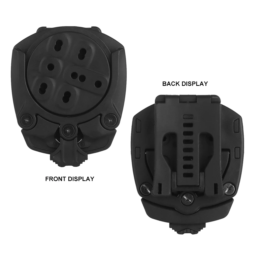 Tactical Holster Adapter 360 Degree Revolve Outdoor Hunting Holster Base Mounting Modular Airsoft Shooting Holster Accessories