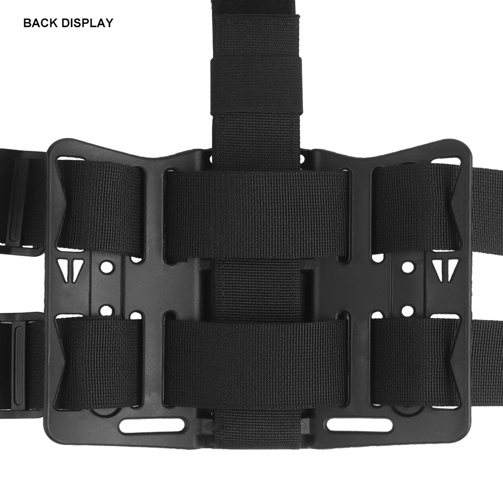 Tactical Holster Adapter 360 Degree Revolve Outdoor Hunting Holster Base Mounting Modular Airsoft Shooting Holster Accessories