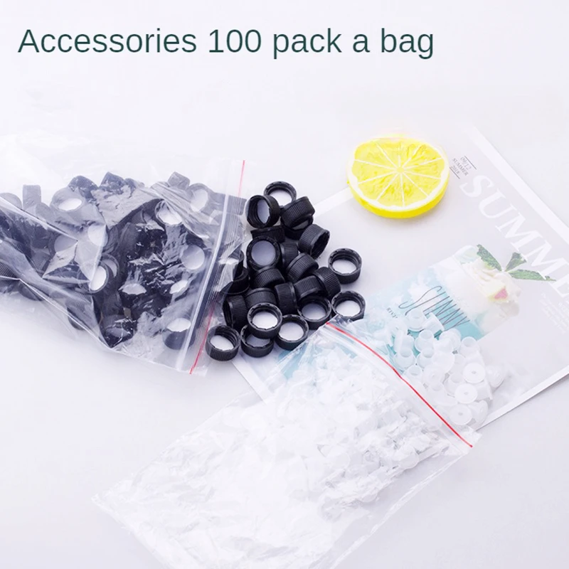 100pcs Essential Oil Bottle Gift Box, 3ml Brown Glass Split Bottle with Throttling Hole - Suitable for Travel and Storage