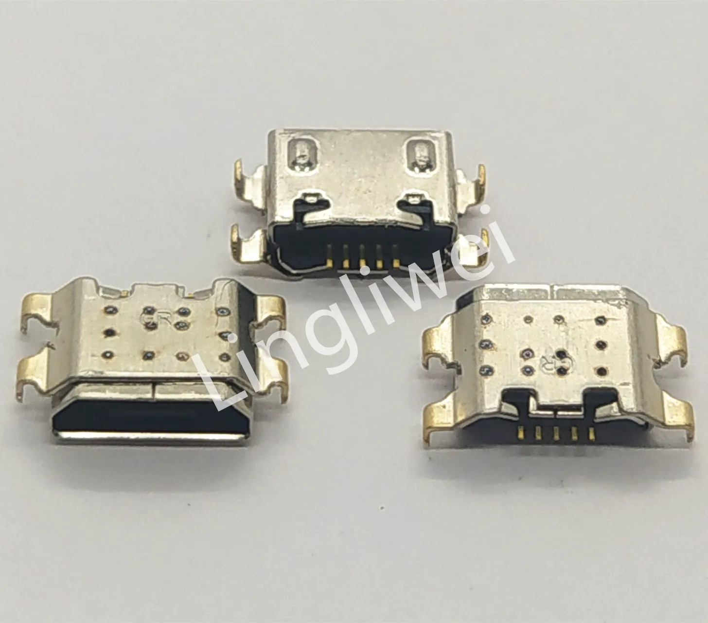 10-100pcs For LG K22 K12 Plus K40 Q60 LMK200 Redmi 9A 9C A01 A03 Core Micro USB Connector Charging Port Dock Plug Socket