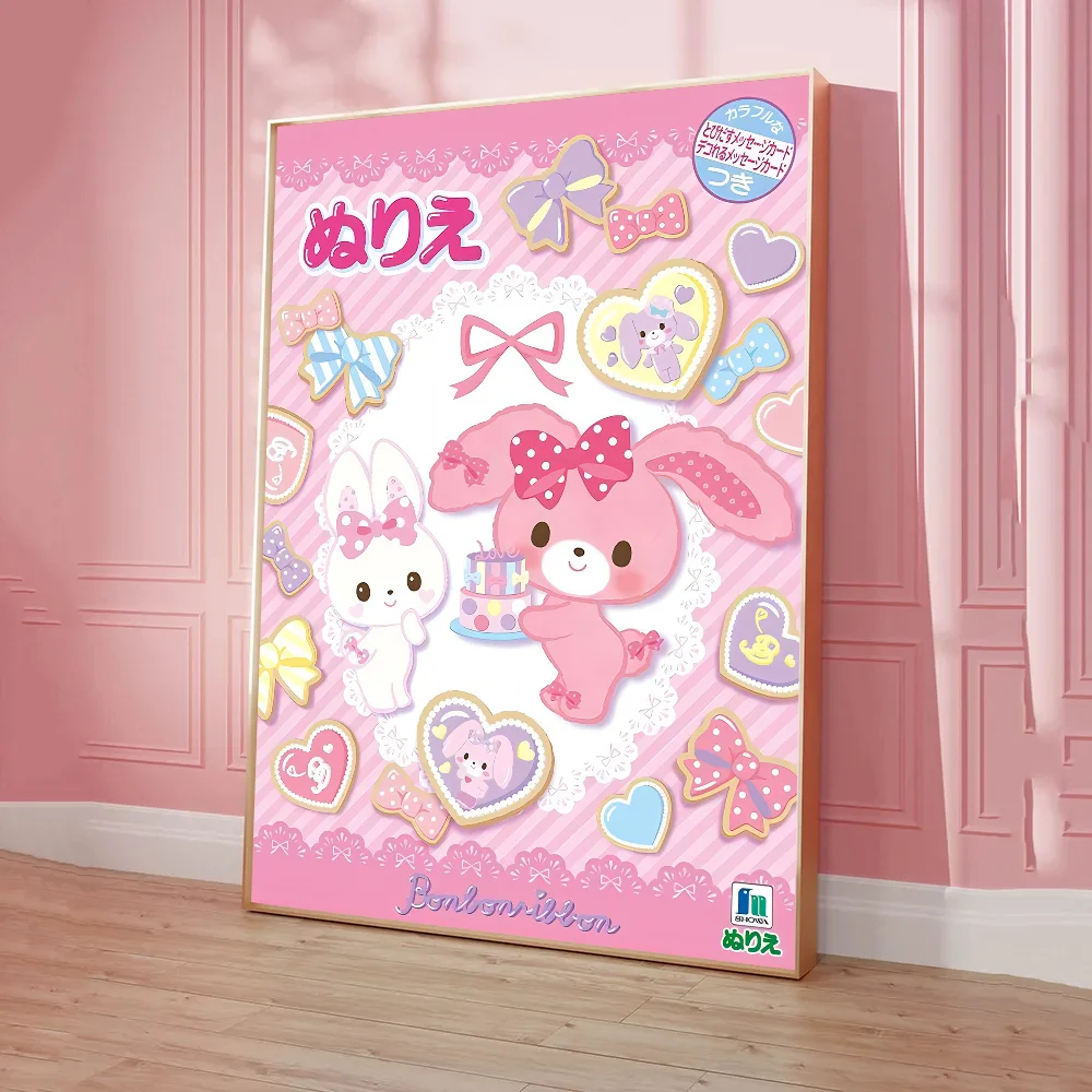 1pc Sugarbunnies Anime Poster Sticky Posters Retro Kraft Paper Sticker DIY Room Bar Cafe Aesthetic Art Wall Painting