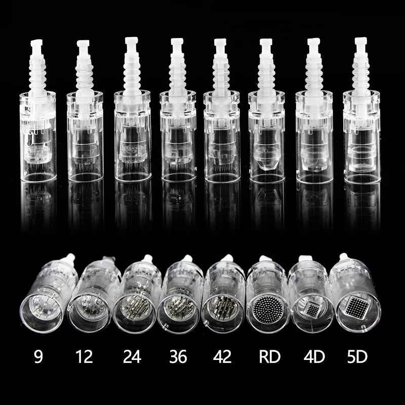 10/30/50PCS Dr Pen N2/M5/M7Needle 12/36/42 Bayonet Cartridge Skin Tattoo Nano Needle Disposable Sterile Packaging 0.25mm Needle