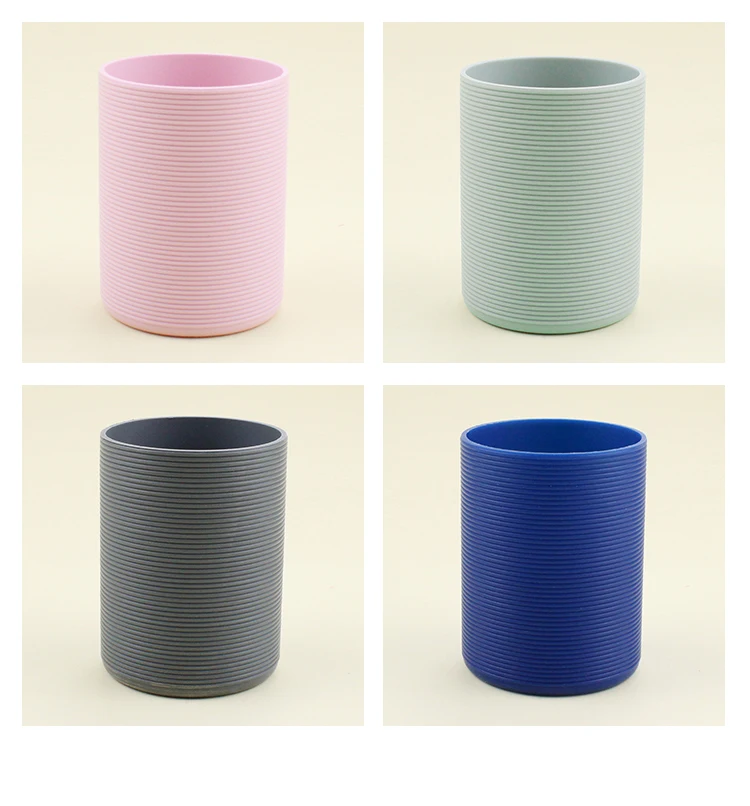 6.5cm Dia Insulated Silicone Protective Sleeve for Water Bottle Anti-Slip Protection Covers Reusable Silicone Sleev