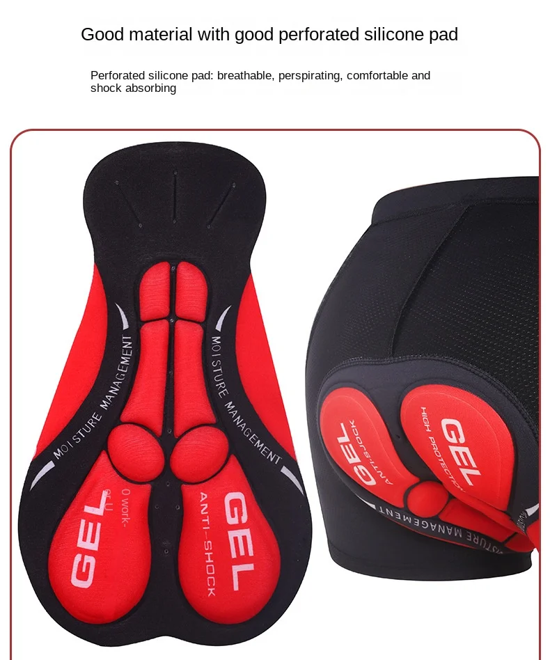 Cycling Briefs Men's Thickened Silicone/sponge Cycling Pants Quick Dry Road Cycling Shorts Four Seasons Cycling Equipment
