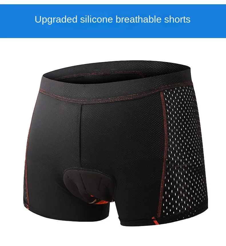 Cycling Briefs Men's Thickened Silicone/sponge Cycling Pants Quick Dry Road Cycling Shorts Four Seasons Cycling Equipment