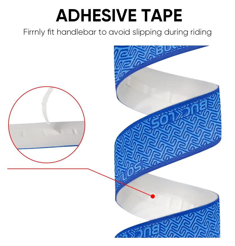 BUCKLOS Road Bicycle Handlebar Tape Non-slip PU EVA Bike Handlebar Strap Racing Bike Drop Bar Tape Road Cycling Accessories
