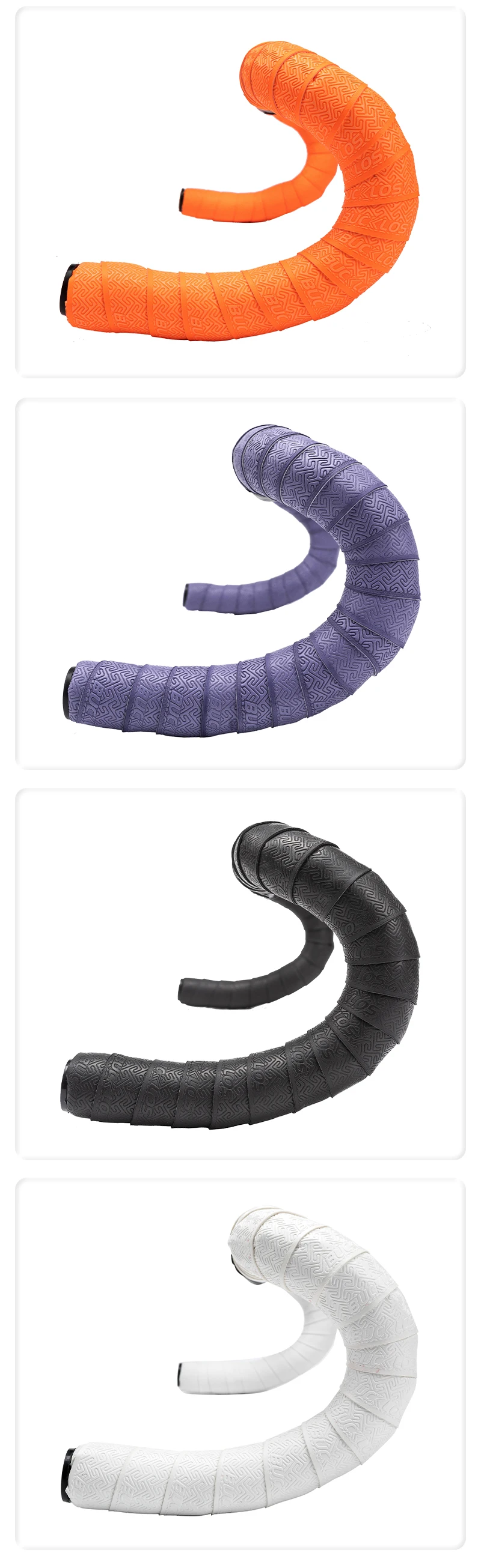 BUCKLOS Road Bicycle Handlebar Tape Non-slip PU EVA Bike Handlebar Strap Racing Bike Drop Bar Tape Road Cycling Accessories