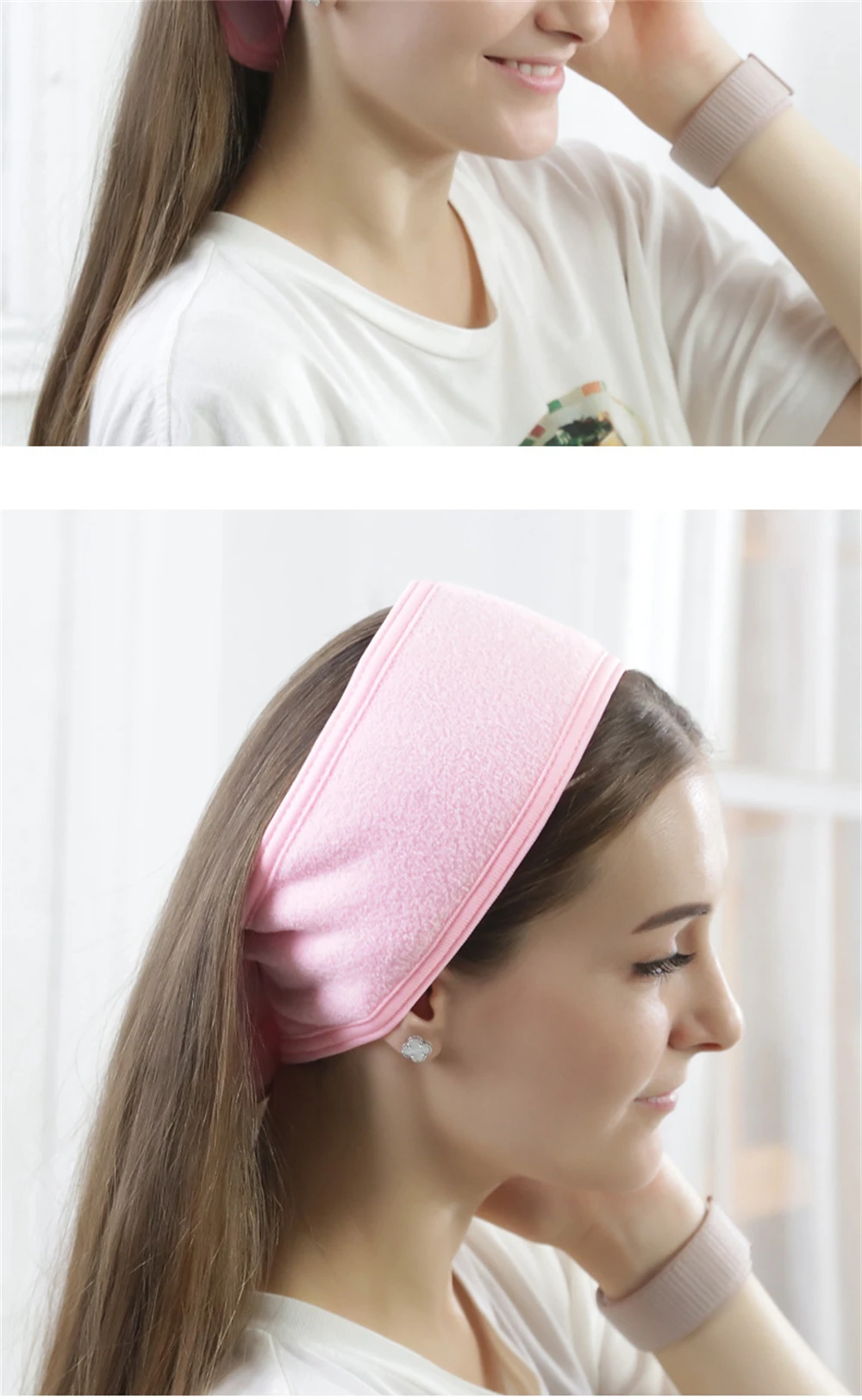 Eyelash Extension Headband Makeup Eyelash Extension Supplies Lashes Accessories Face Washing Bath SPA Facial Adjustable Headband