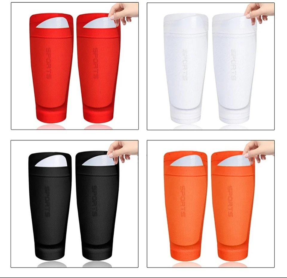 Loogdeel Soccer Shin Guard Covers,Shin Pads Socks Soccer Sock Sleeves Shin Pads Holders Shin Guard Sleeves for Kids Youth Adults