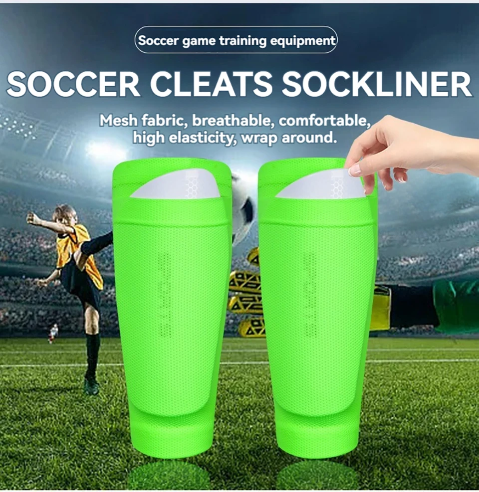 Loogdeel Soccer Shin Guard Covers,Shin Pads Socks Soccer Sock Sleeves Shin Pads Holders Shin Guard Sleeves for Kids Youth Adults