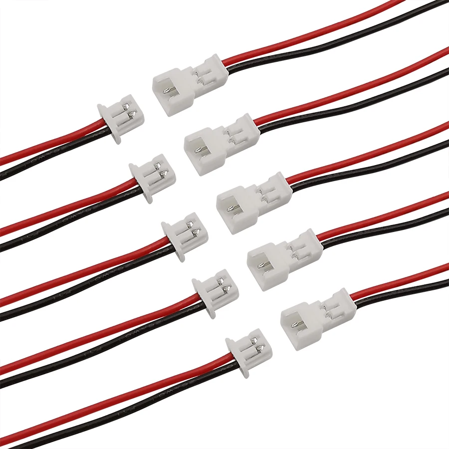 1/2/5/10/20Pairs Micro JST 1.25 2 Pin Male Female Jack Plug Wire Cable Connector PH 1.25mm 2P ELECTRONIC WIRE Lenght 15cm
