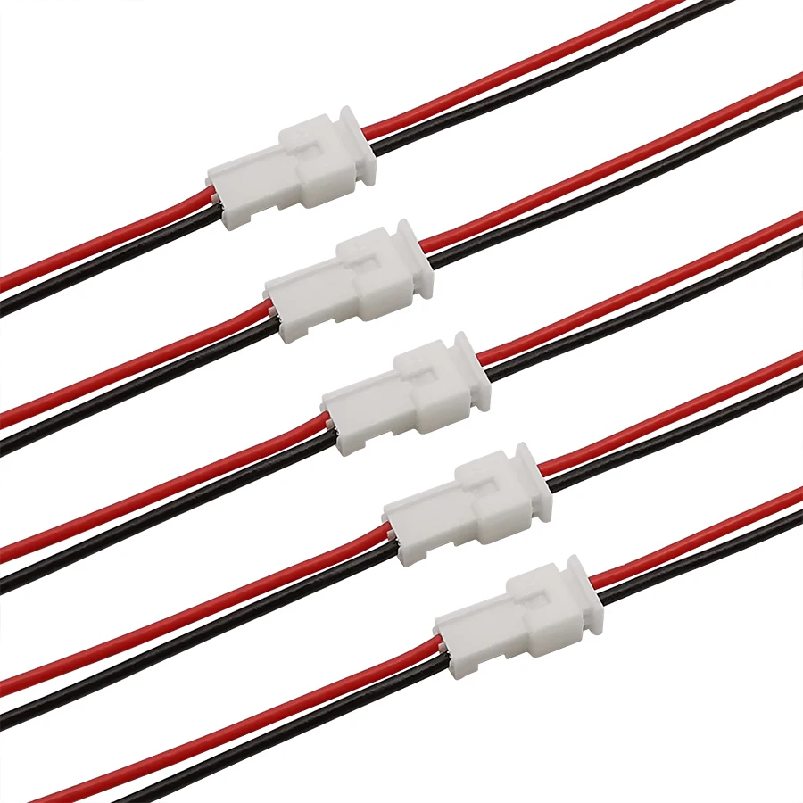 1/2/5/10/20Pairs Micro JST 1.25 2 Pin Male Female Jack Plug Wire Cable Connector PH 1.25mm 2P ELECTRONIC WIRE Lenght 15cm
