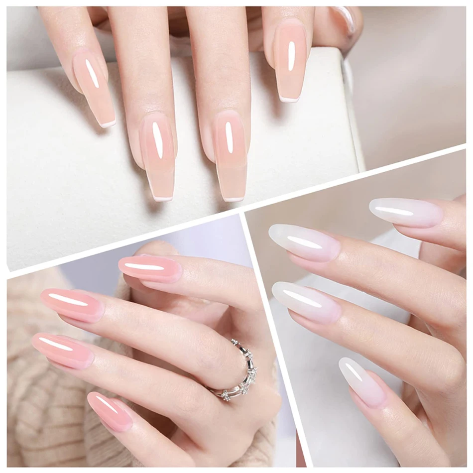 CHUNSHU TPO Free 6 IN 1 Extension UV Gel Polish In A Bottle Builder Nail Gel Rubber Base Coat Semi Permanent Nails Art 15ML