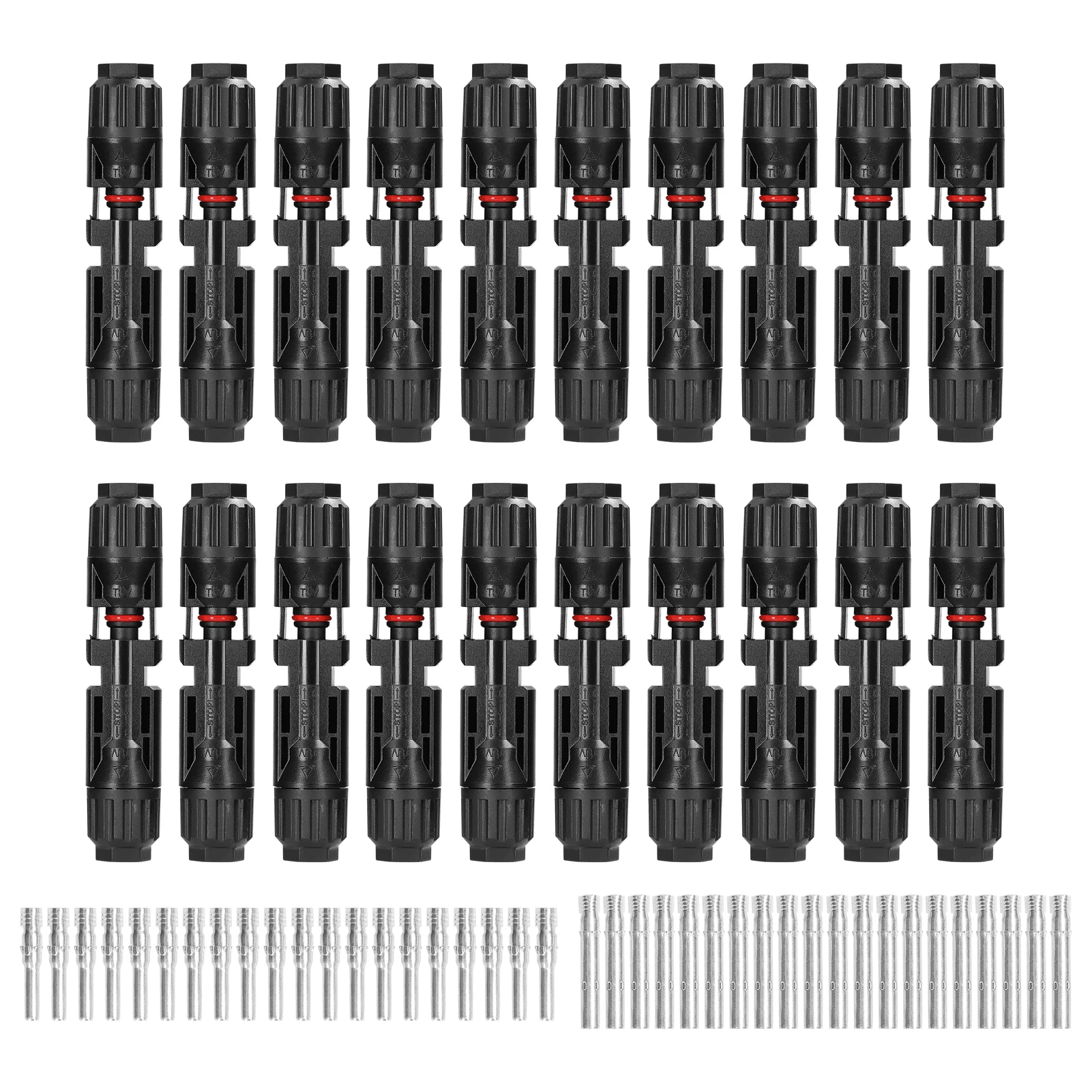 Free shipping 10/20/50 Pairs Solar Connectors 1000V 30A Solar Panel Branch PV Connectors Connect solar Tool Crimping pliers