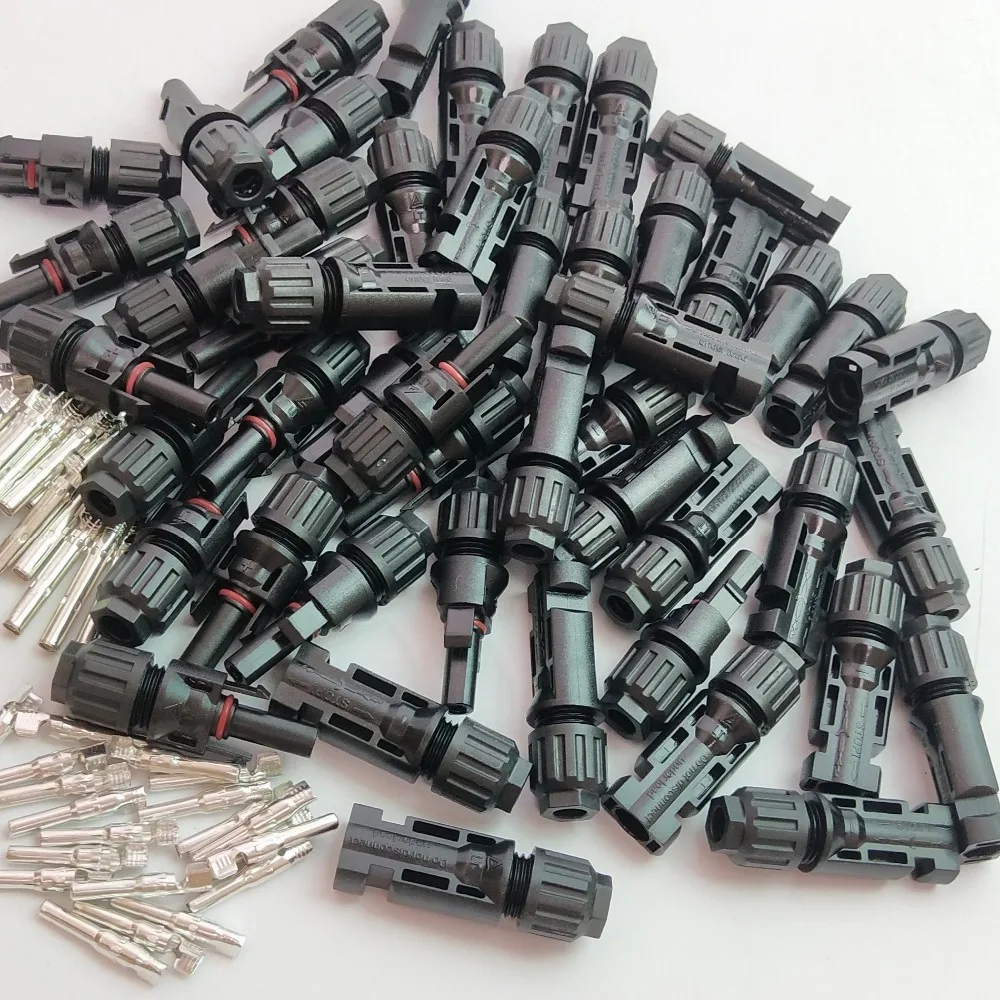 Free shipping 10/20/50 Pairs Solar Connectors 1000V 30A Solar Panel Branch PV Connectors Connect solar Tool Crimping pliers