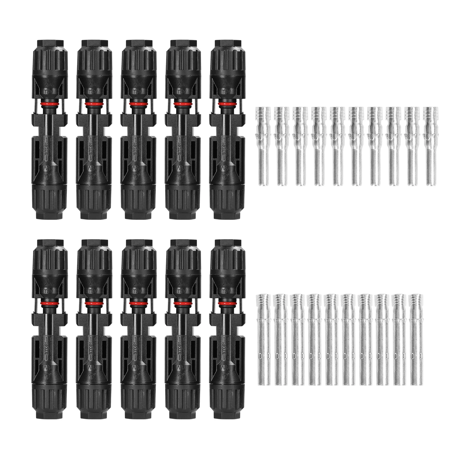 Free shipping 10/20/50 Pairs Solar Connectors 1000V 30A Solar Panel Branch PV Connectors Connect solar Tool Crimping pliers