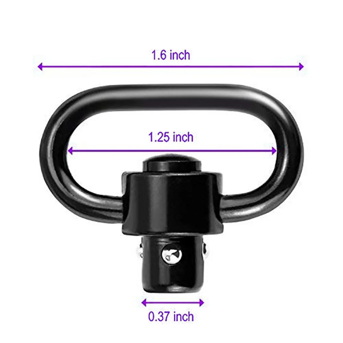 1/2PCS Quick Detach Release QD Sling Swivel Scope Mount Adapters Hunting Accessories