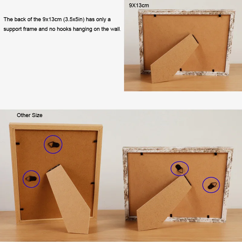 Wood Picture Frame 10X15/15X20/20X25cm Living Decor A4 Honors Certificate Document Frame Photo Frame for Wall Hanging Desktop