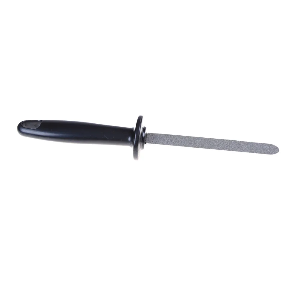 Non-slip Handle Metal Knife Sharpening Tool 400# 1000# Double Sided Knife Sharpener Kitchen Utensils