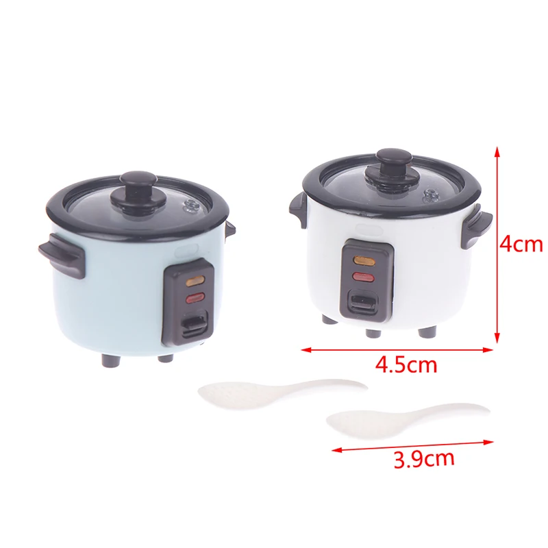 1PC Mini Appliance Decoration For Doll House Electric Rice Cooker Kitchen Accessories Dollhouse Miniature Rice Cooker Home decor