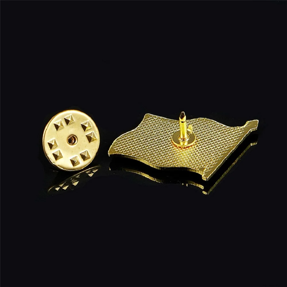 Mexico National Waving Flag Lapel Pin Brooche Pin Badges Brooch for Clothes Bags Decoration