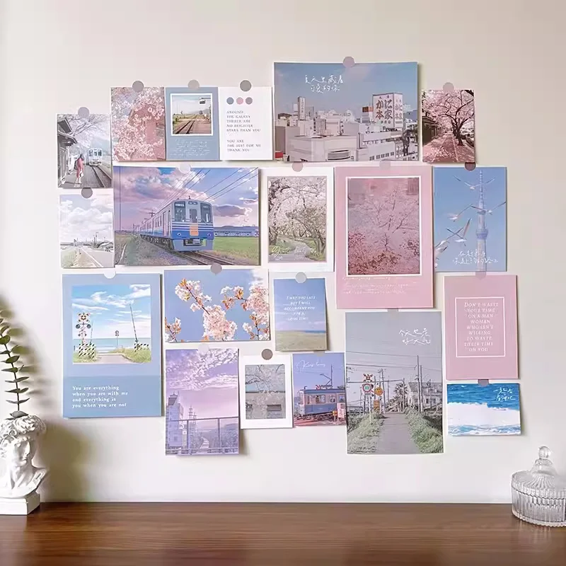 20PCS,Nordic Theme Wall Collage Kit Aesthetic Picures Room Decoration,Gift Postcards Set, Nordic Wall Art Poster For Teen Girls