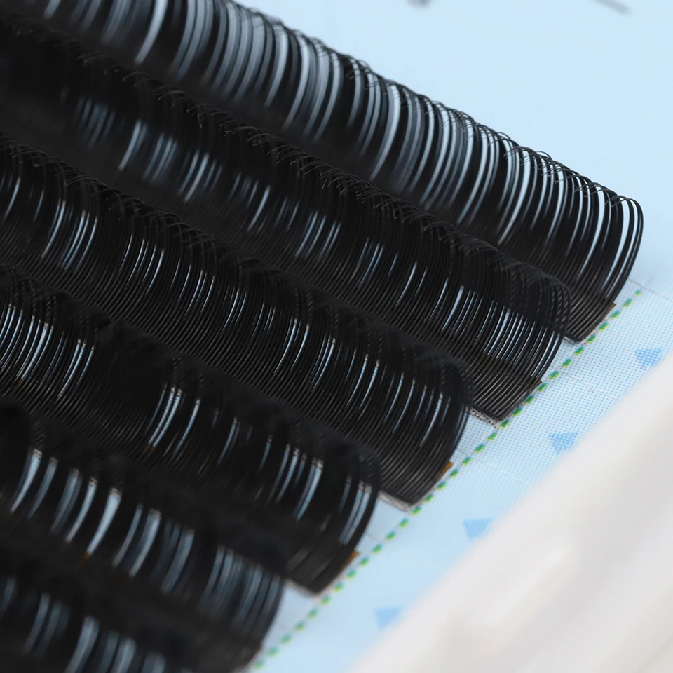 AGUUD Faux Mink Individual Lashes Supplies 0.03mm Matte Black Lash Tray Soft Russian Volume Classic Cashmere Eyelash Extensions