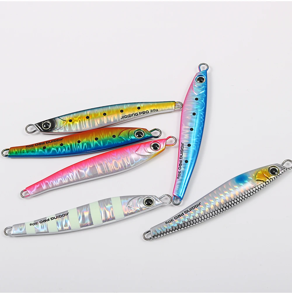 JIGGING PRO Jugulo Jig 15g 20g 30g 40g 60g Casting Jig Shore Metal Jig Lure Saltwater Fishing Tackle