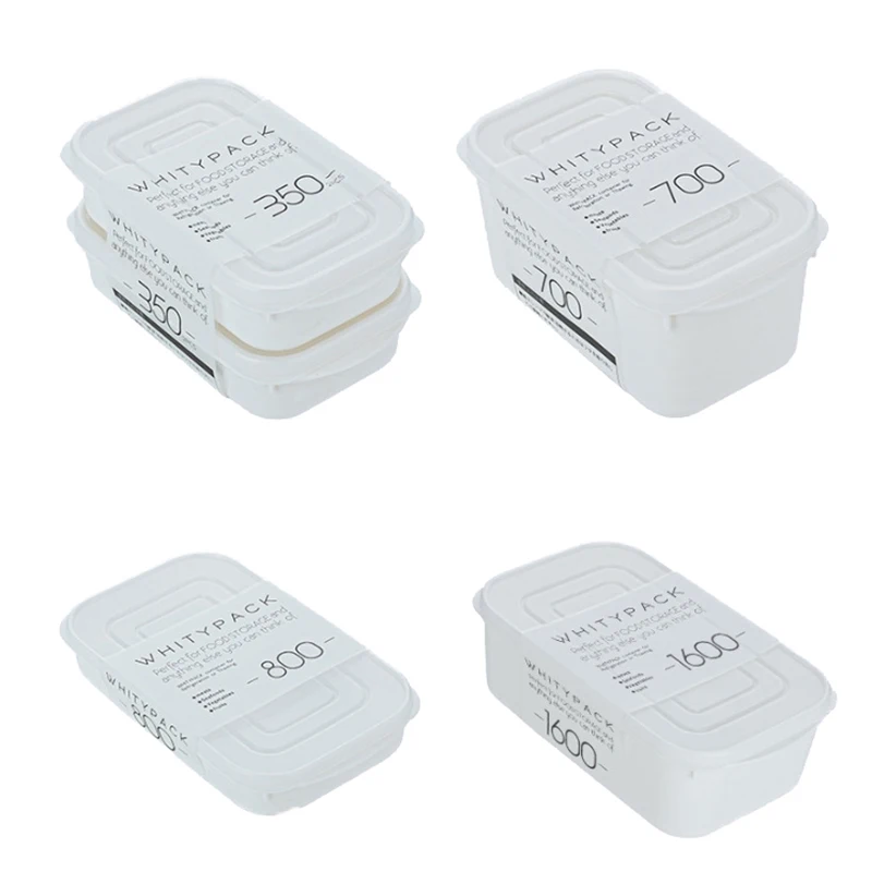 Japanese Frozen Meat Packaging Box Food Grade Refrigerator Storage Fruit Vegetable Preservation Prepare The Dishes Divided Box