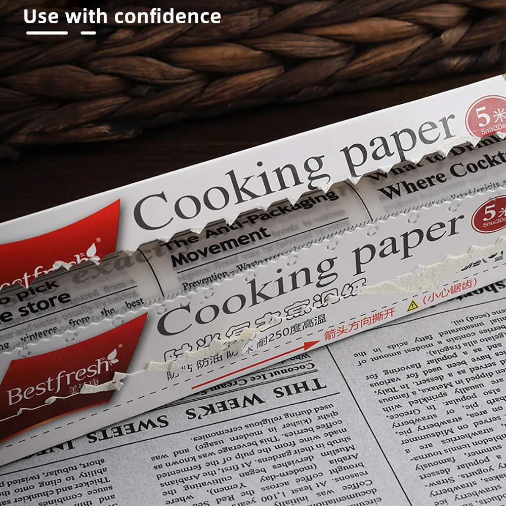 Retro English Newspaper Food Grade Grease Paper Bread Sandwich Burger Fries Wrappers Cookie Food Accessories for Baking Kitchen