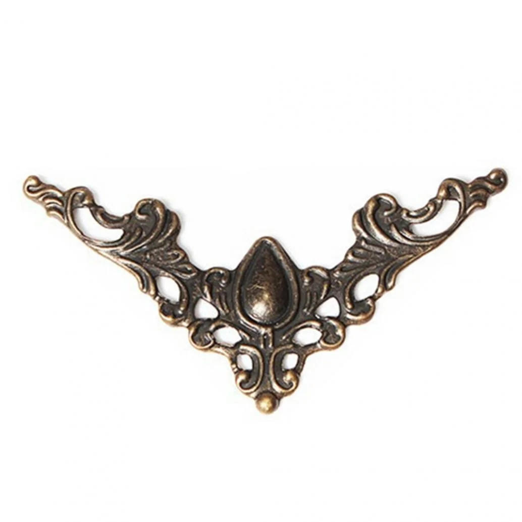 12Pcs Jewelry Iron Case Scrapbook Box Desk Corner Decorative Guard Crafts