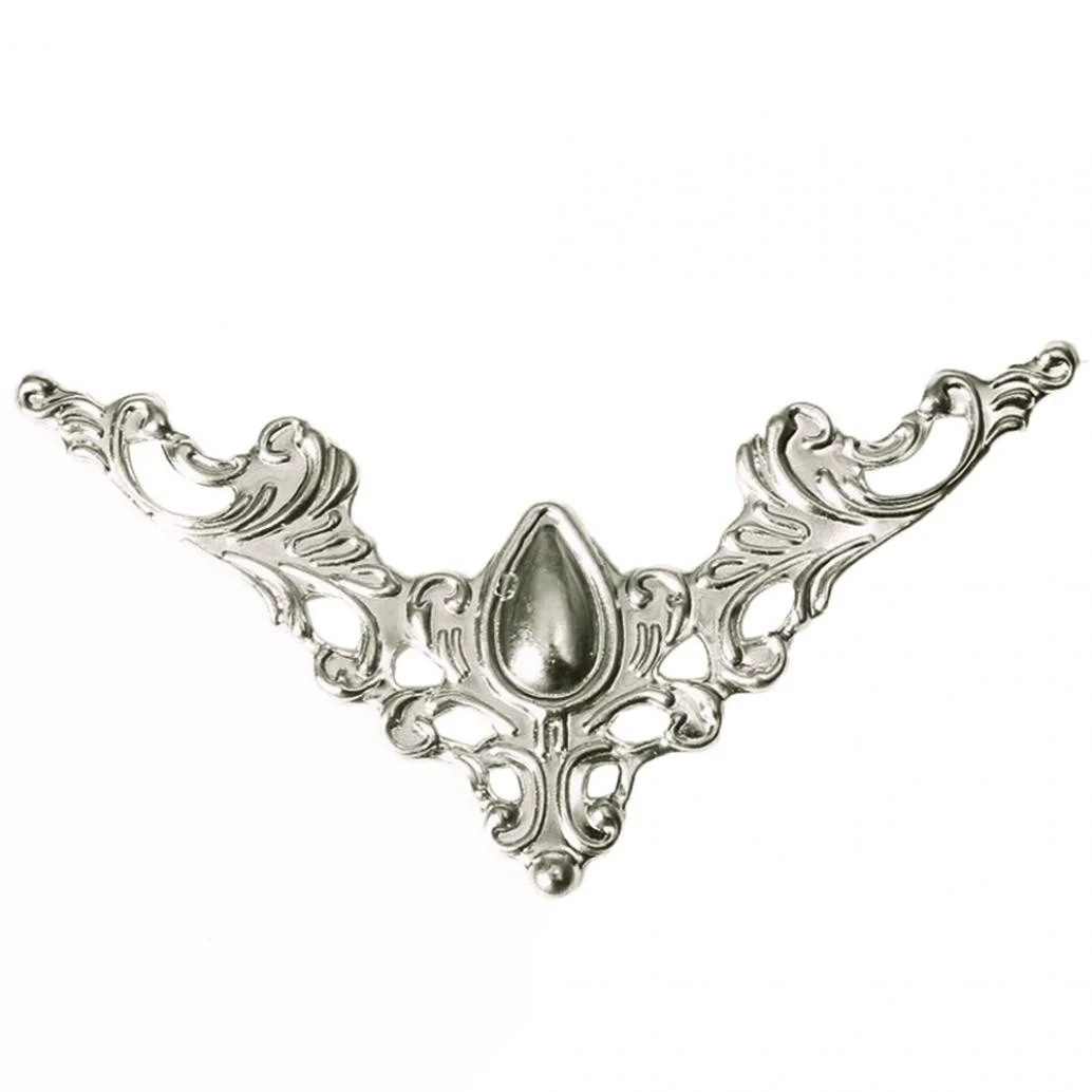 12Pcs Jewelry Iron Case Scrapbook Box Desk Corner Decorative Guard Crafts