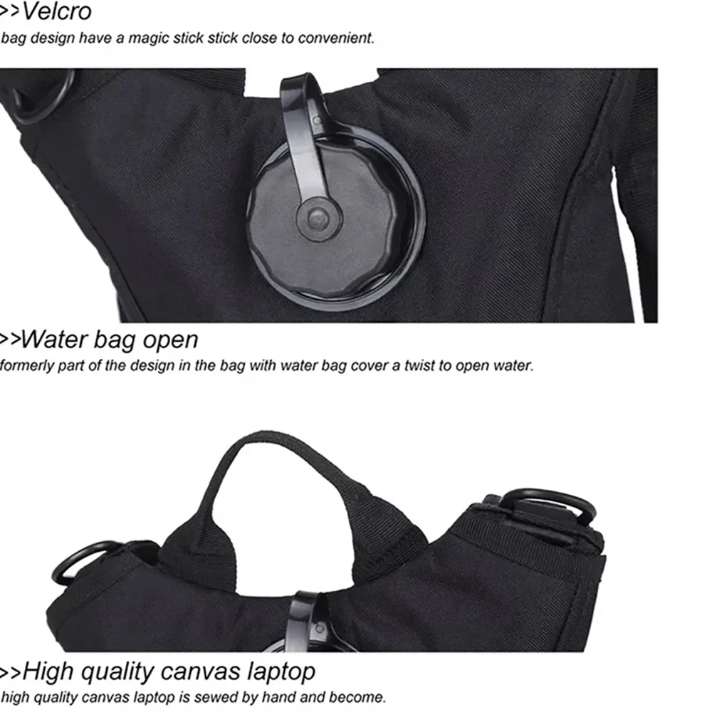 3L Waterproof Water Bag Outdoor Sports Backpack Travel Cycling Mountaineering Tactics Convenient Water Bottle Water Bag