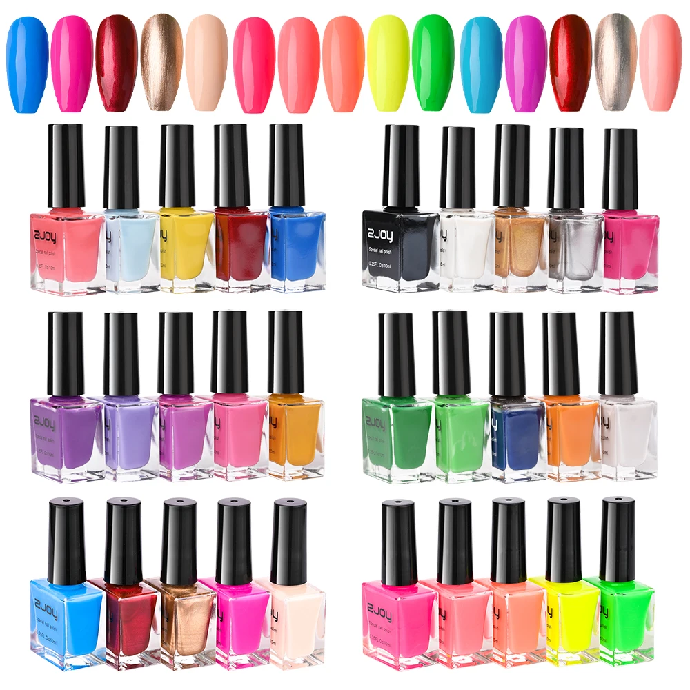 10ML Stamping Nail Polish Colorful Nail Printing UV Gel Varnish Soak Off Oil Stamp for Nails Hybrid Fast Dry Nail Polish Lacquer