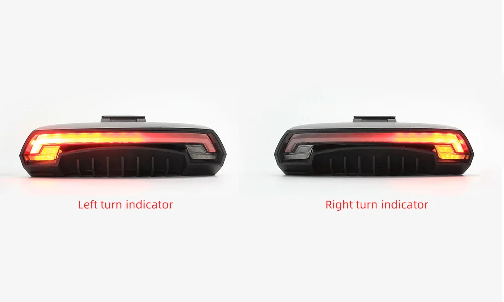 Meilan X5 Wireless Bike Bicycle Rear Light Laser Tail Lamp Smart Brake USB Rechargeable Cycling Accessories Remote Turn Led