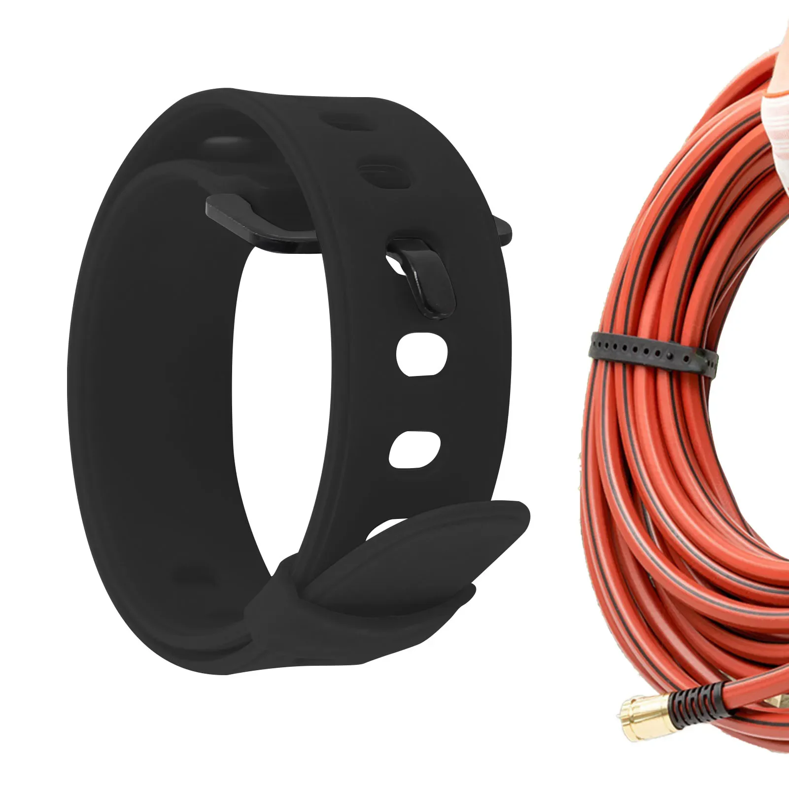 Rubber Tension Strap High Strength Cargo Belt Sport Water Bottle Compact Ties for Flashlight Luggage Air Pump Self Defense Stick