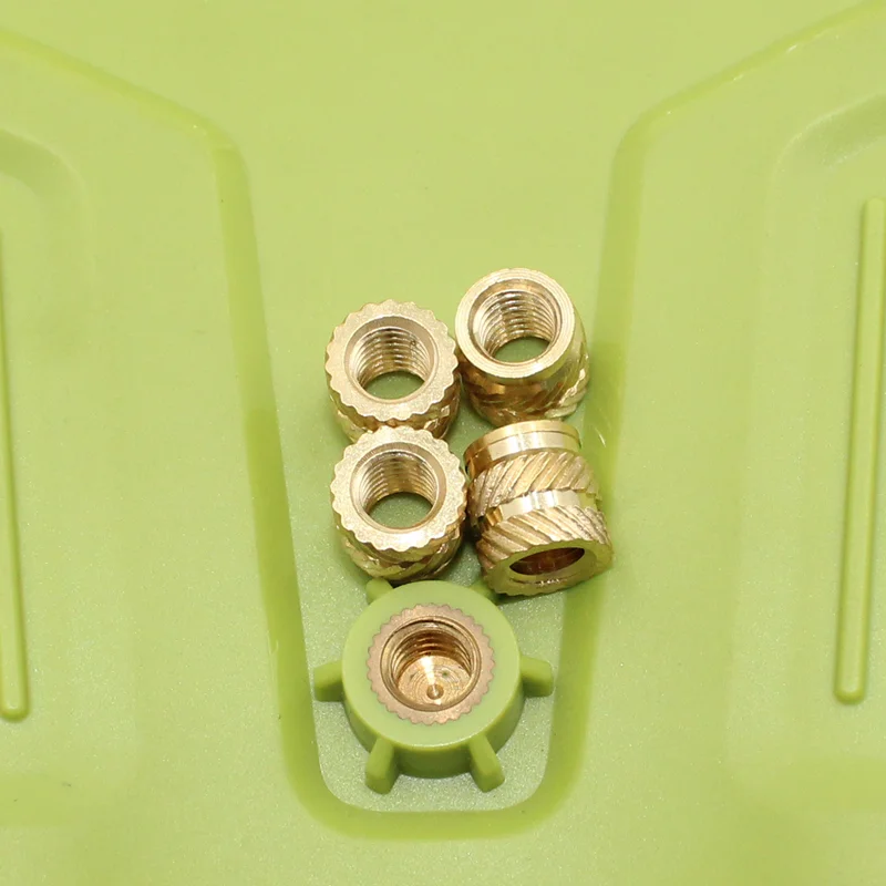Hot Melt Brass Heat Insert Nut Iron Tip M2 M2.5 M3 M4 M5 M6 Embedded Heating Knurled Brass Inserts Nuts 3D Printer Case Notebook