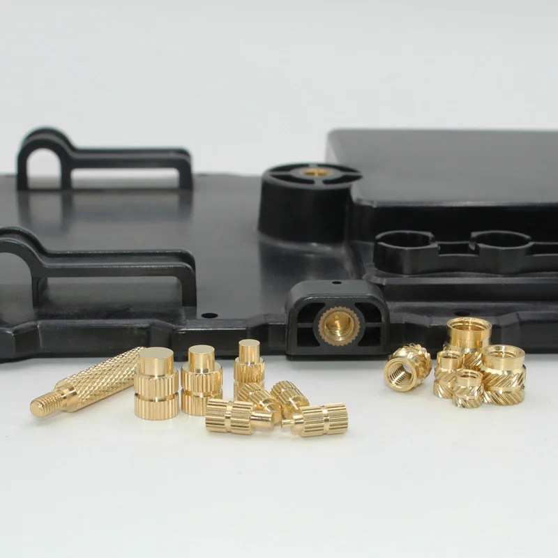 Hot Melt Brass Heat Insert Nut Iron Tip M2 M2.5 M3 M4 M5 M6 Embedded Heating Knurled Brass Inserts Nuts 3D Printer Case Notebook