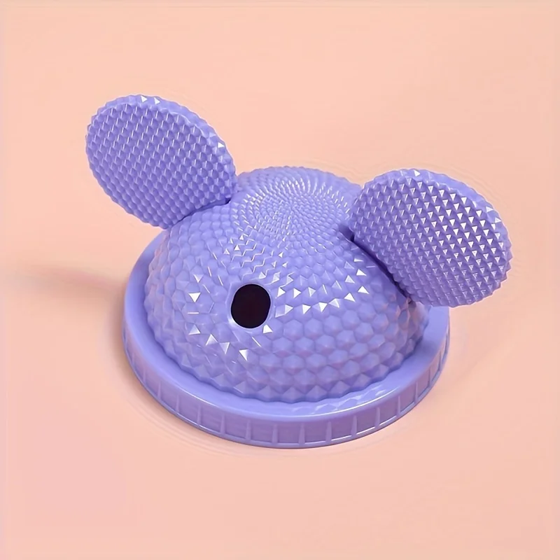 LUSQI 2pcs/set Water Bottles With Studded Mouse Ear Dome Lids Large And Small Water Cups Summer Winter Drinkware With Straws