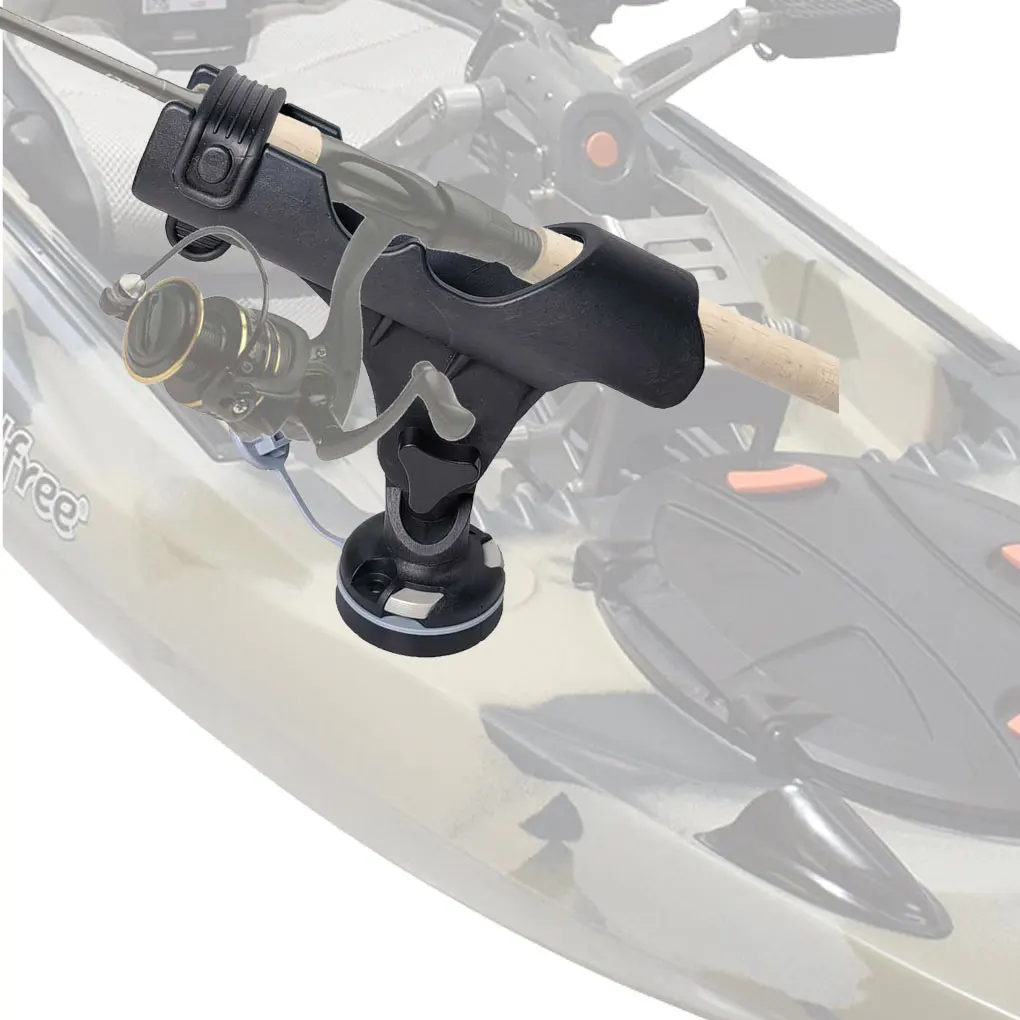 Kayak Fishing Rod Holder Universal Fit Kit Allows for 360-degree Adjustment Canoe Draft Fishing Boat Powerlock Rod Holder