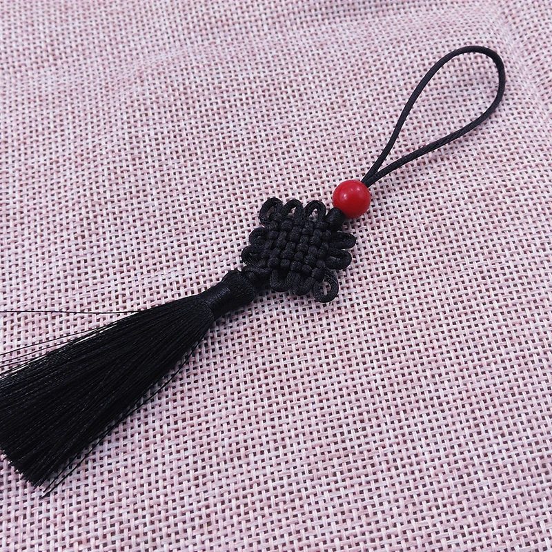 5/10Pcs 5cm Small Chinese Knot Silk Tassel Pendant Sewing Curtain Charms Tassels DIY Crafts Gift Jewelry Making Decor Tassel