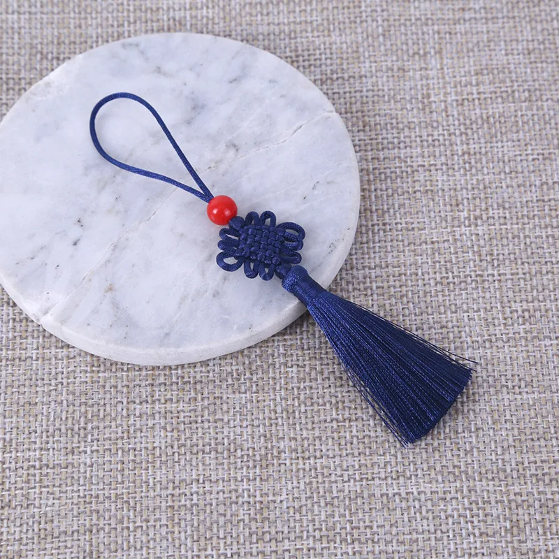 5/10Pcs 5cm Small Chinese Knot Silk Tassel Pendant Sewing Curtain Charms Tassels DIY Crafts Gift Jewelry Making Decor Tassel
