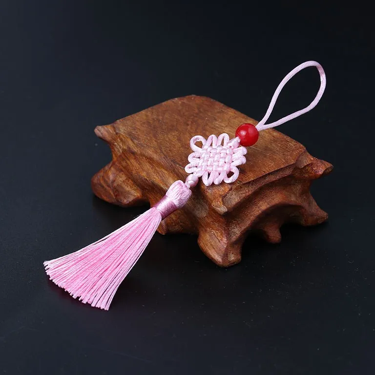 5/10Pcs 5cm Small Chinese Knot Silk Tassel Pendant Sewing Curtain Charms Tassels DIY Crafts Gift Jewelry Making Decor Tassel