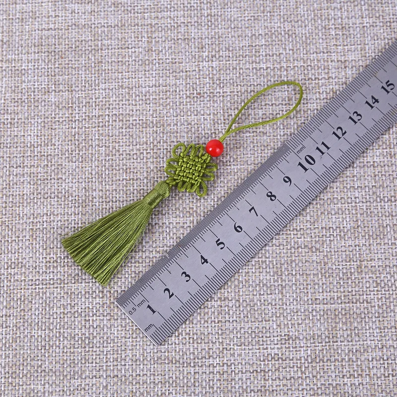 5/10Pcs 5cm Small Chinese Knot Silk Tassel Pendant Sewing Curtain Charms Tassels DIY Crafts Gift Jewelry Making Decor Tassel