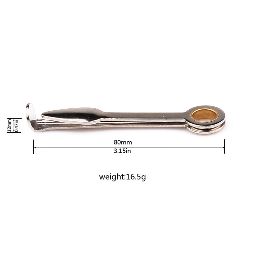 Smoking Tool 3 in 1 Stainless Steel Folding Smoking Knife Cleaner Cleaning Ash Scraper Accessories