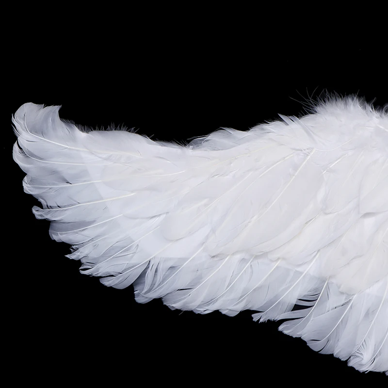 Kids Adult Party Swallow White Angel Feather Wings Halo Magic Wands Cosplay Elastic Straps Wedding Halloween Christmas Birthday
