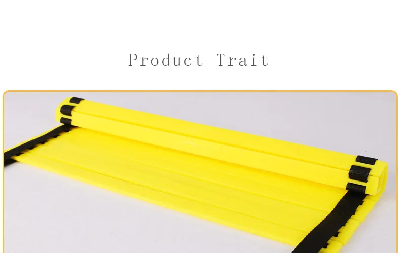 Sports Agility Ladder Football Adjustable Nylon Strap Jumping Ladder Speed Fitness Body Coordination Warm-Up Training Tool