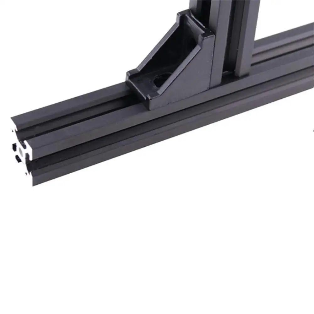5pcs/10PCS 2020 3030 Corner Bracket Fitting Black Angle Aluminum Connector 3060 4040 4080 for Industrial Aluminum Profile